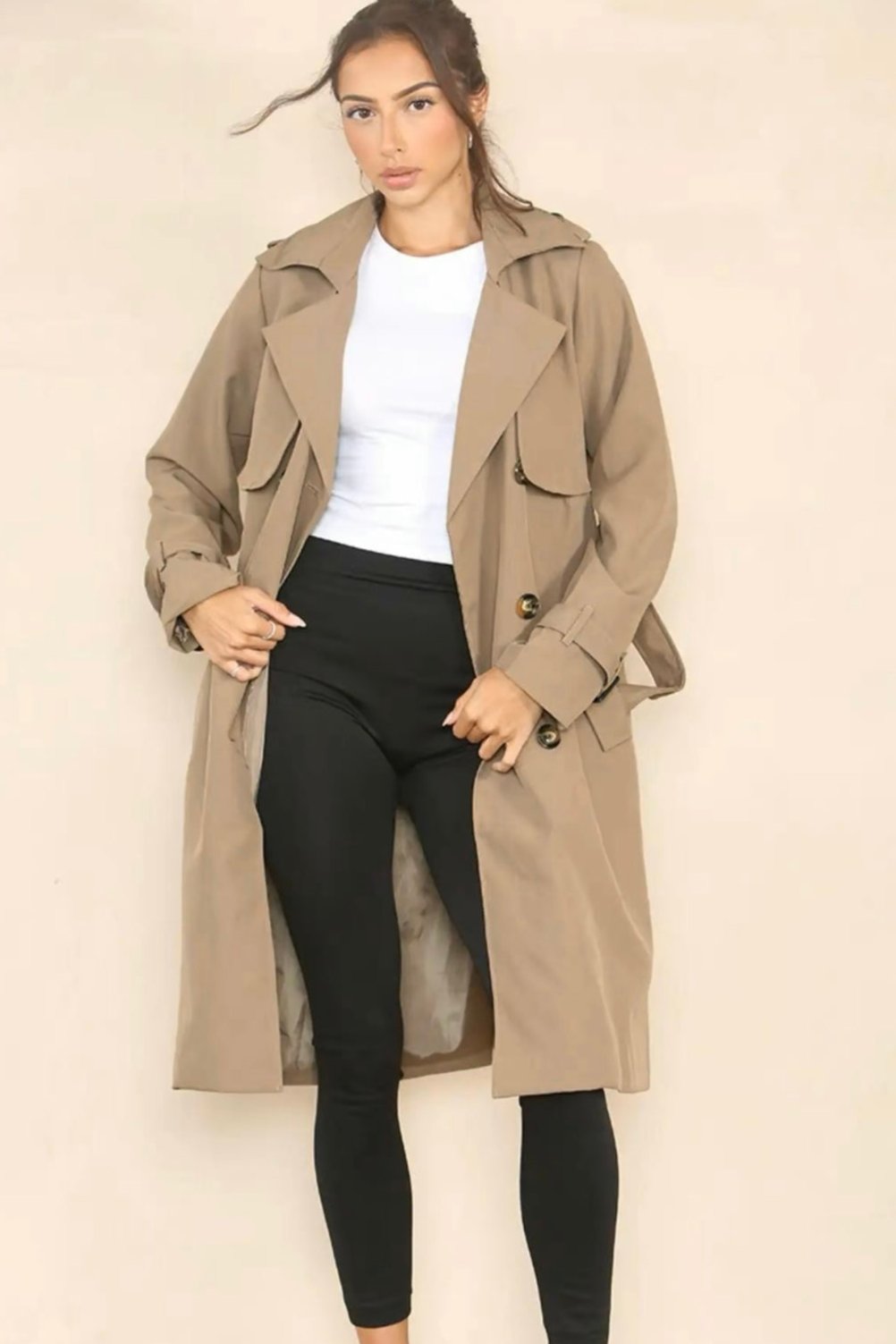 The Avalon Classic Belted Trench Coat