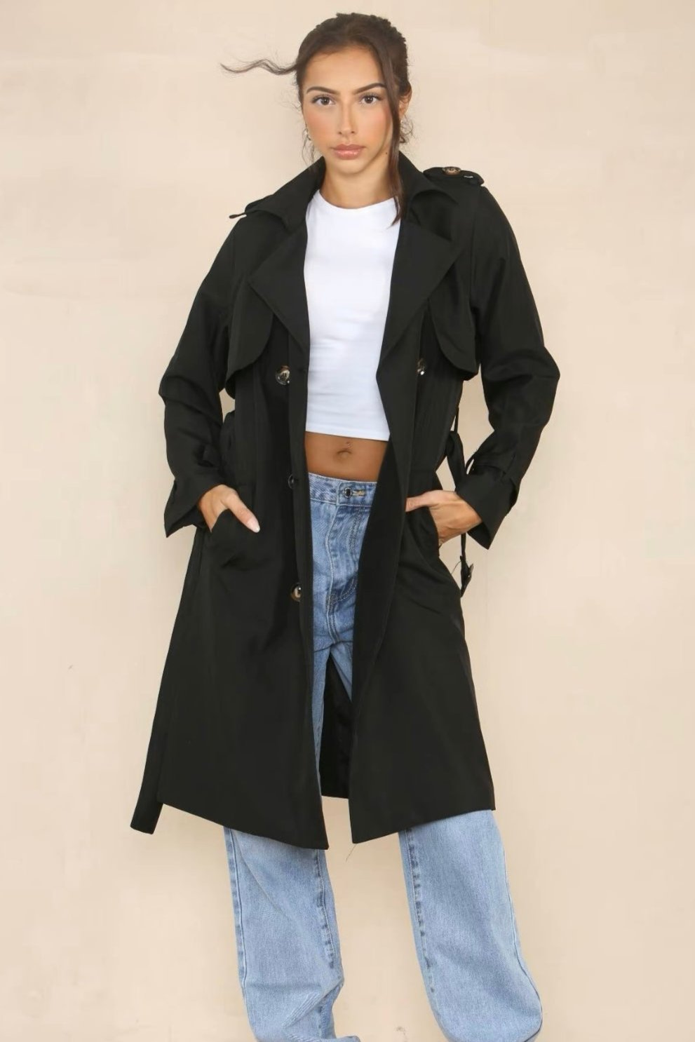 The Avalon Classic Belted Trench Coat