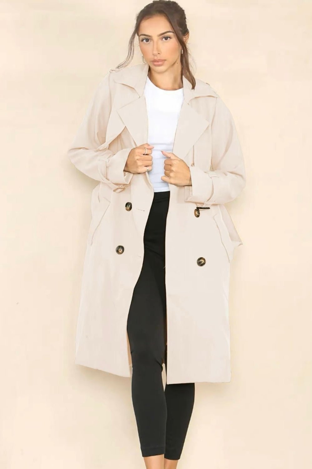 The Avalon Classic Belted Trench Coat