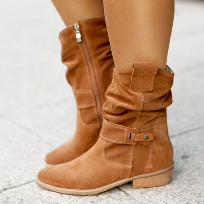 Chelsea Faux Suede Ankle Boots