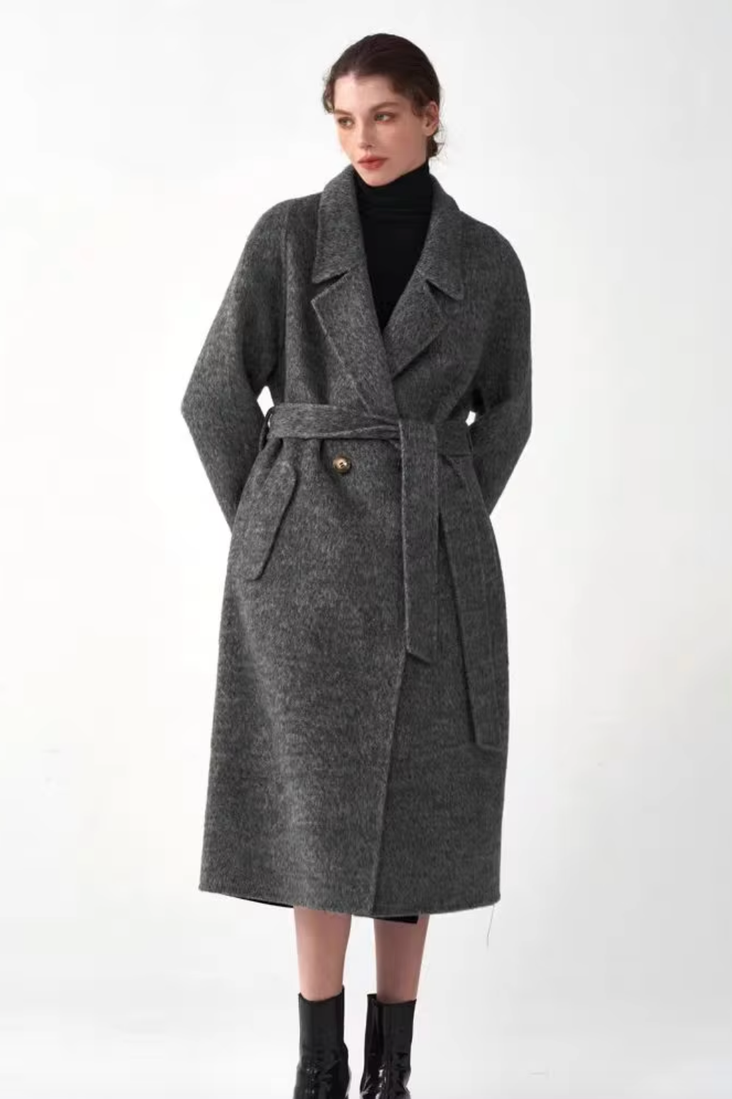 The Evelyn Wool-Cashmere Blend Coat