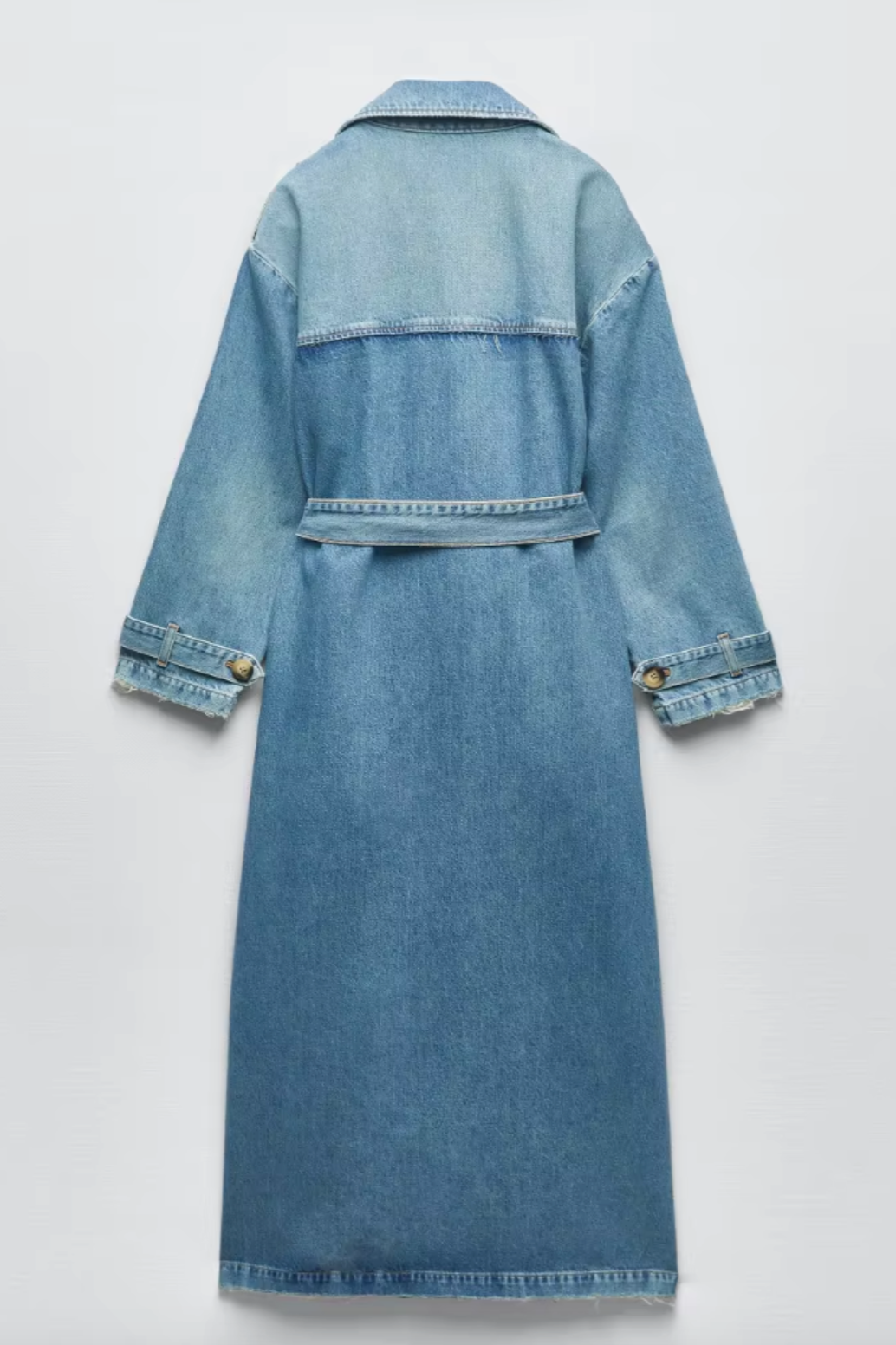 Windsor Denim Oversized Trench Coat