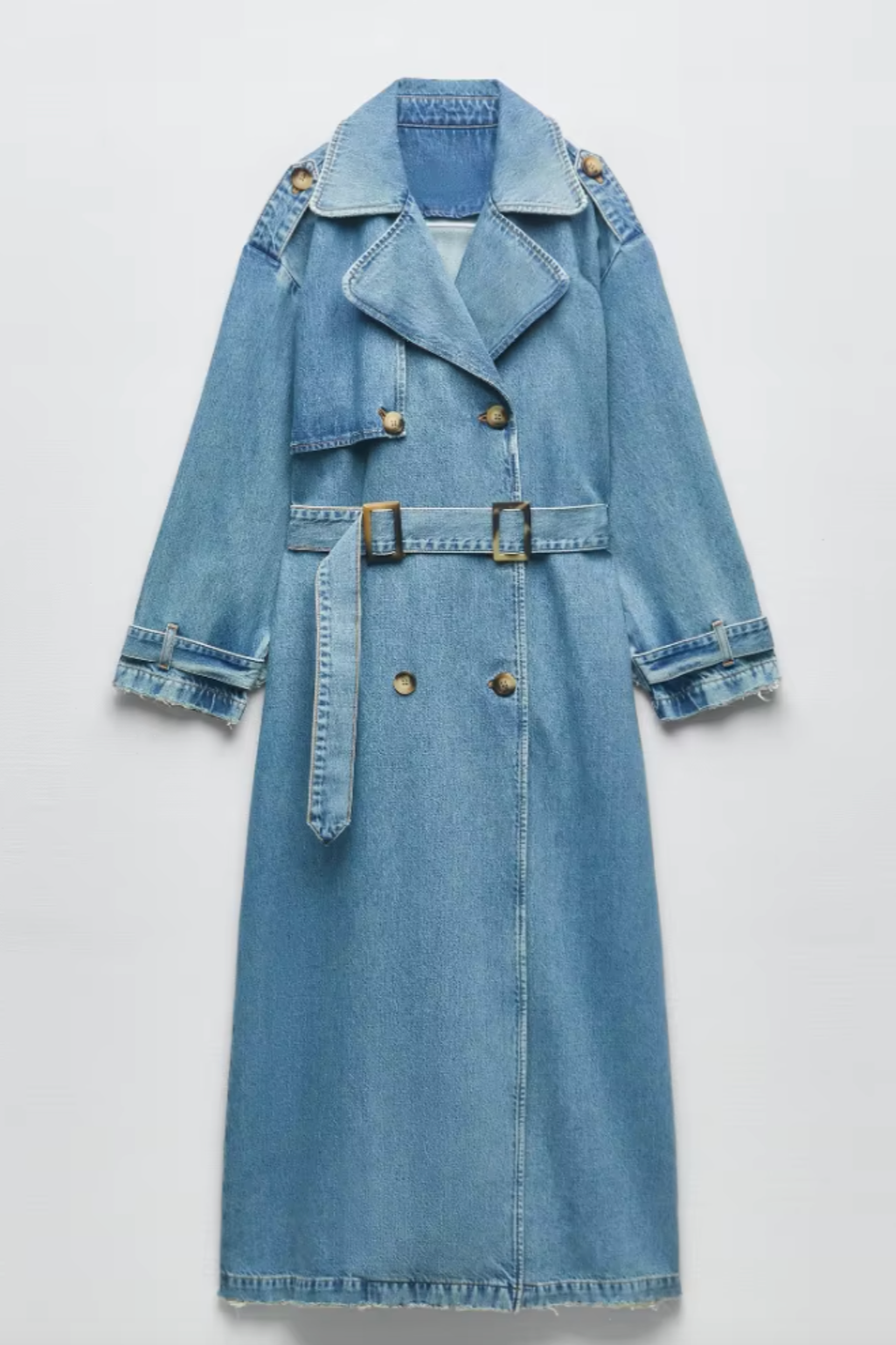 Windsor Denim Oversized Trench Coat