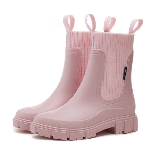 Mid Calf Rain Boots