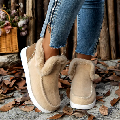 Plush Lined Insulated Slip on Shoes