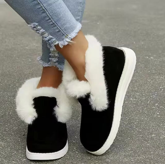 Plush Ankle Fur Shoes