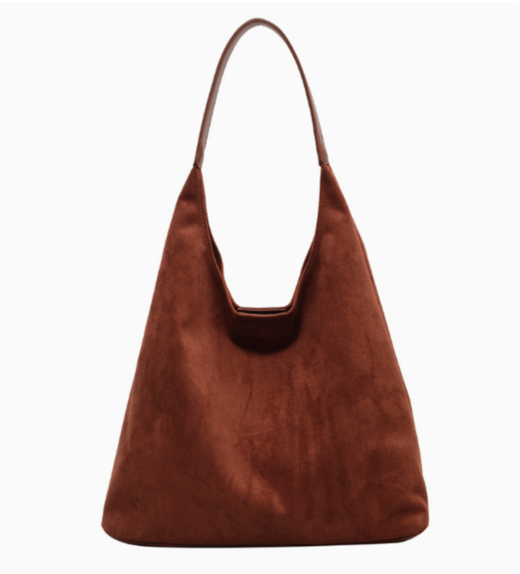 Suede Tote Bag