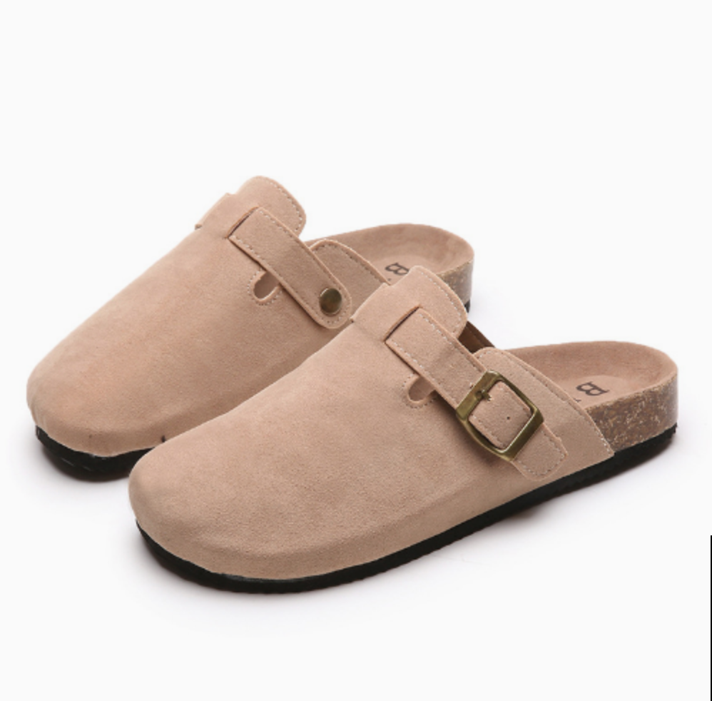 Faux Suede Clogs